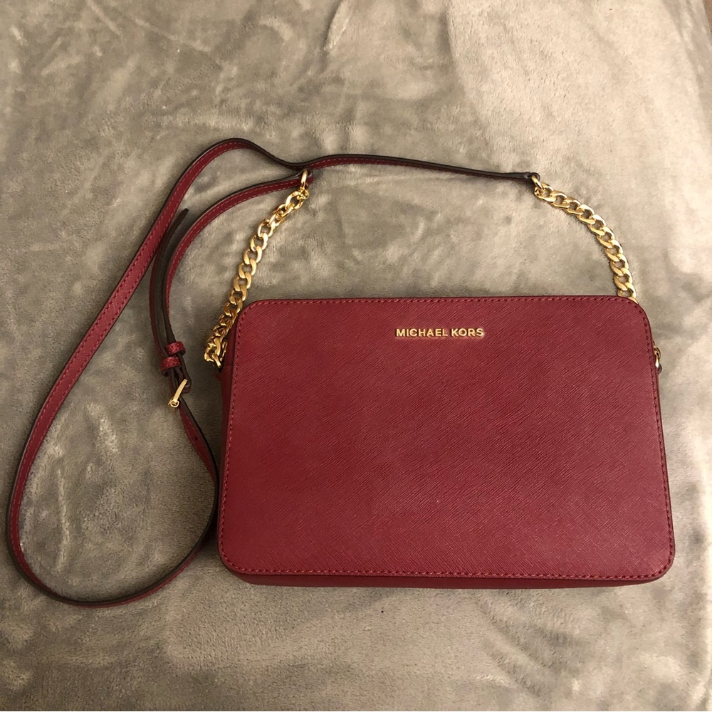 Michael Kors Leather Jet Set Crossbody